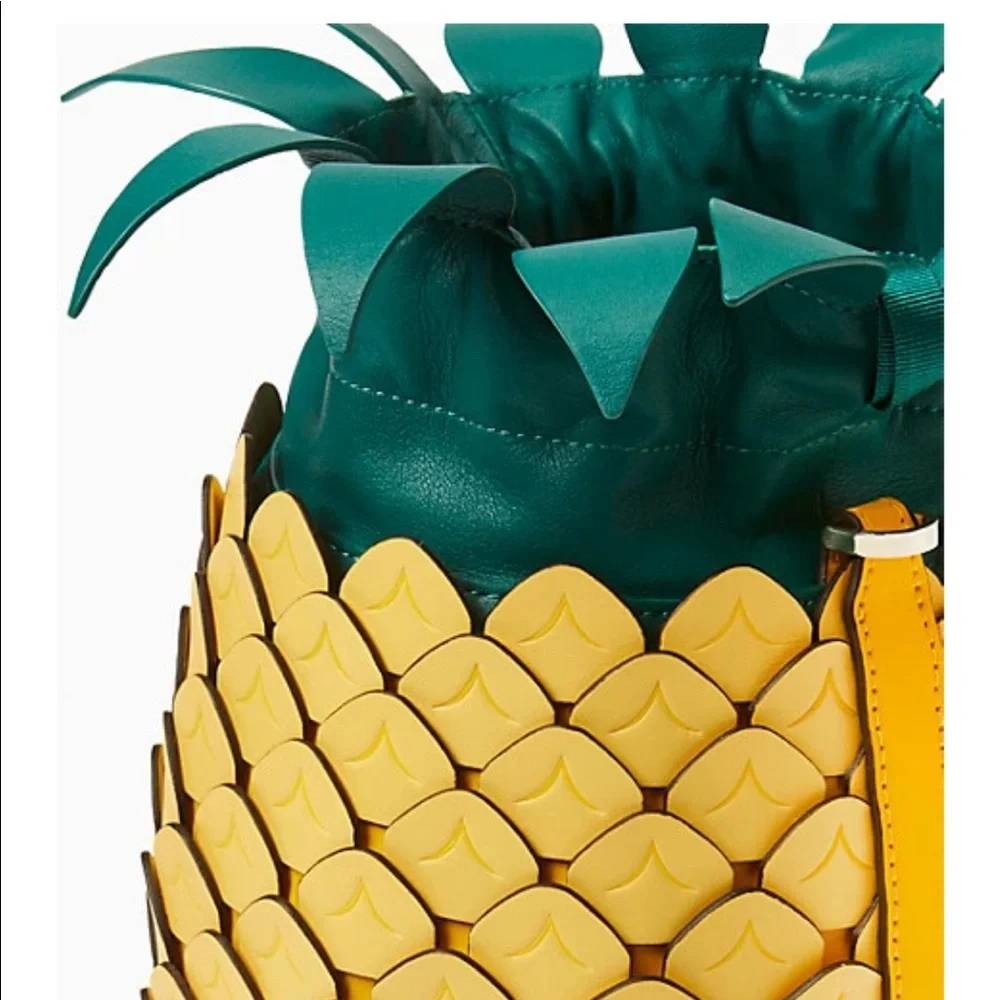 kate spade Yellow & Teal Pineapple Bucket Bag